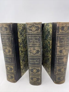 1900 Messages & Papers of the Presidents by James Richardson Deluxe Vols 2,3 & 4 - Imagen 1 de 23