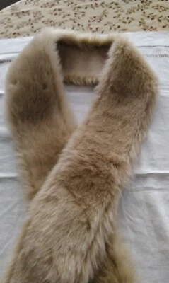 Bufanda vintage de piel sintética/gamuza 60" X 4" Foto 1 de 4