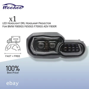 LED Headlight DRL Headlamp Projector For BMW F800GS F650GS F700GS ADV F800R - Picture 1 of 13