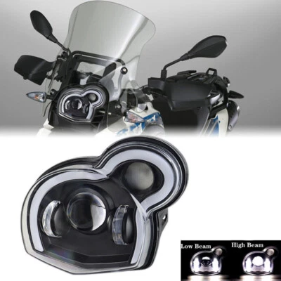 For BMW G650GS Sertao 2009-16 F650GS 2000-07 LED Headlight Assembly Hi/Lo Beam - Image 1 of 4