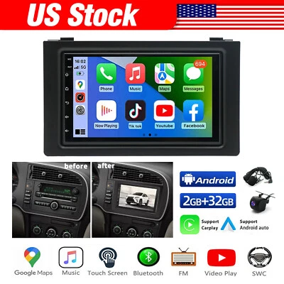 9" For Saab 9-3 93 2007 2008 2009 2010 2011 Android 13 Carplay Car Stereo Radio Foto 1 de 4