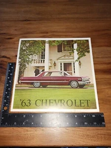 Chevrolet 1963, Impala, Bel Air, camionetas, folleto, concesionario, usado - Imagen 1 de 3