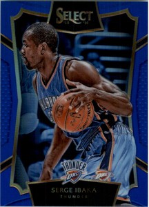 2015-16 Select Concourse Prizms Blue Basketball Card #79 Serge Ibaka /249