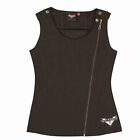 Victory Motorcycle New OEM Women's Black Sless Asymetric Top Shirt, SM, 28679950 Only $13.49 on eBay