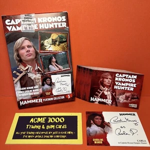 HAMMER Platinum Collection 5 Captain Kronos Vampire Hunter & CAROLINE MUNRO Auto - Picture 1 of 4