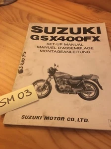 Suzuki GSX400FX GSX400 FX Manual De Instrucciones Preparación Y Montaje - Imagen 1 de 8