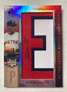 2007 Devern Hansack by the Letter Rookie Signatures Baseball Card 22/25