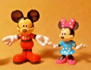 Mickey and Minnie Mouse, Both Marked 'Disney', - Picture 1 of 5