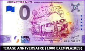 UEJJ / LOCOMOTIVES 141.TA / BILLET 0 € / NULL EURO-SCHEIN 2021-5* - Picture 1 of 1