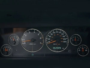 For Jeep Grand Cherokee ZJ 96-99 Dashboard Gauge Chrome Dial Aluminium Rings x6 - Picture 1 of 7