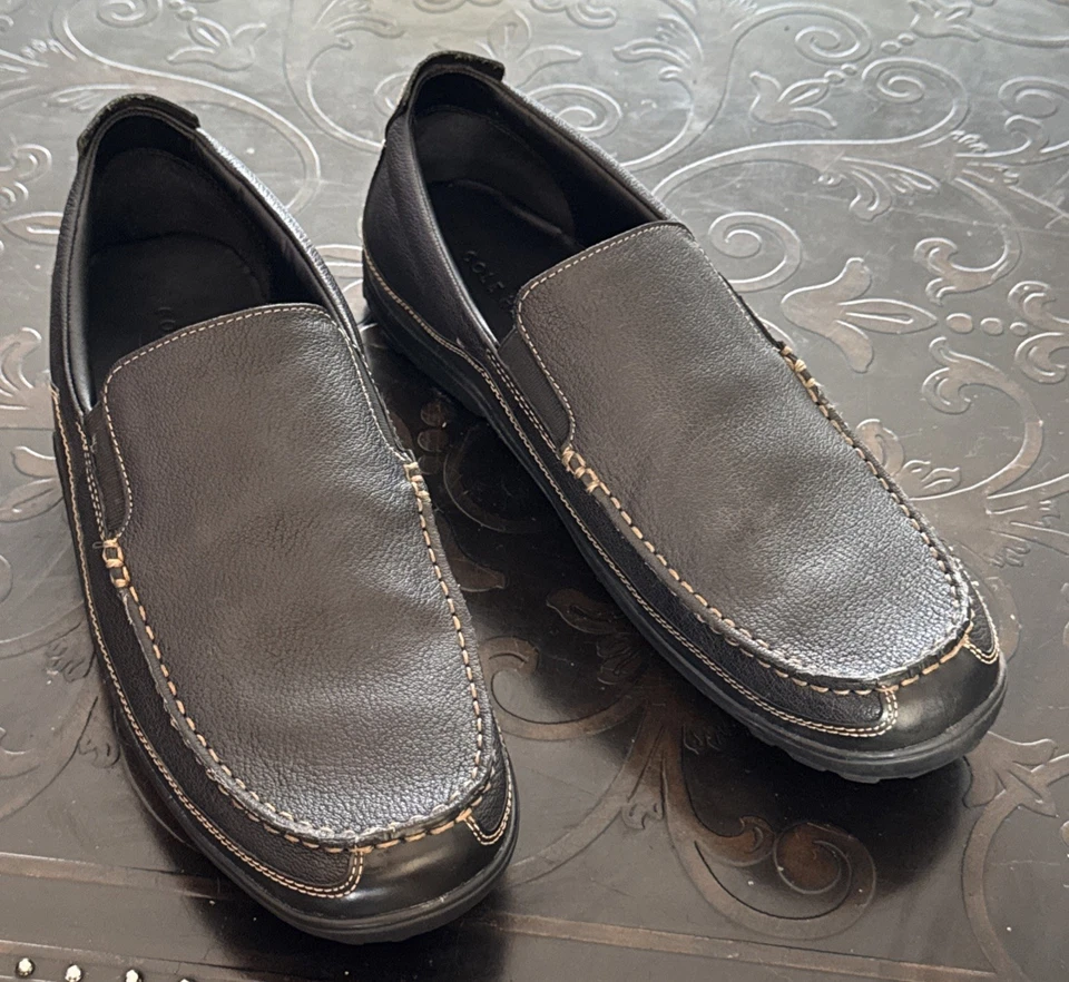 Cole Haan Zapatos Para Hombre 13 M Tucker Mocasines de Conducción Venecianos Cuero Negro C03557 Foto 1 de 4