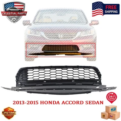 NEW OEM REPLACES BUMPER LOWER GRILLE FOR 2013-2015 HONDA ACCORD SEDAN HO1036114 - Image 1 of 4