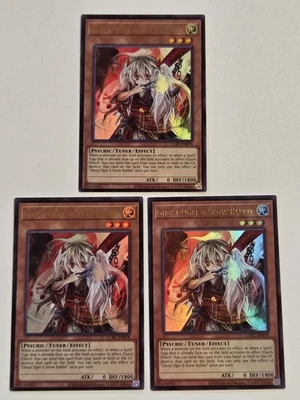 Ghost Ogre & Snow Rabbit LCKC-EN078 x3 Ultra Rare Yugioh Kaiba Collection Set - Image 1 of 4