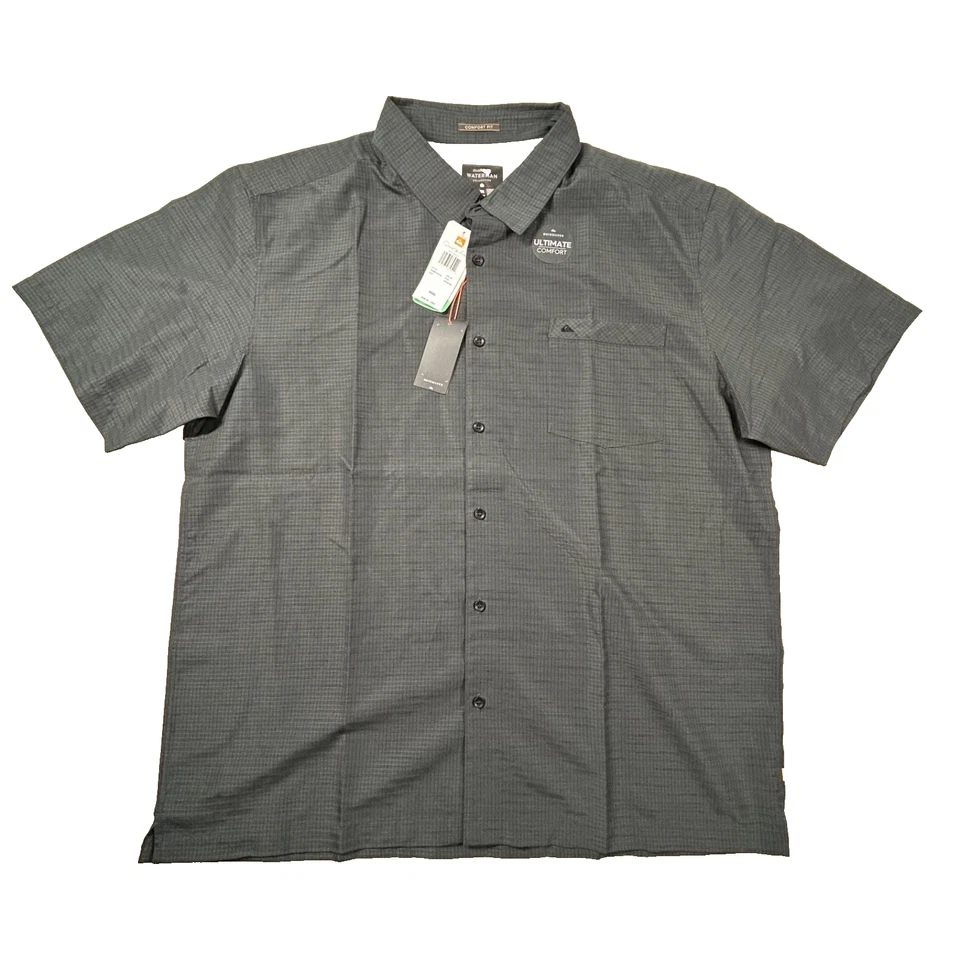 Quicksilver Waterman Shirt Mens 3xl Modal Button Pocket Performance Comfort Fit - Image 1 of 4