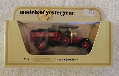 Matchbox Models of Yesteryear 1918 Crossley Coal and Coke  1/47  Y-13 - Image 1 of 4
