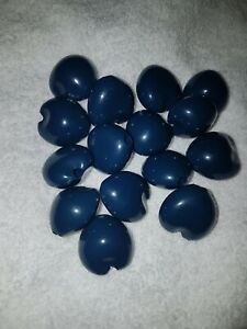 15 Joblot aqua blue hart shape beads. 
