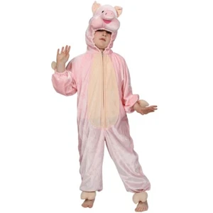 Child PIG Fancy Dress Piggy Peppa Animal Farm Costume Kids Book Week Christmas - Picture 1 of 2