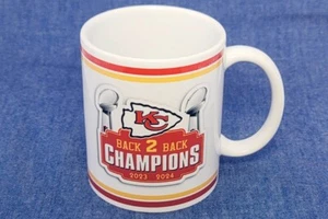 Taza de café Kansas City Chiefs 2024 Super Bowl 58 Back to Back Champions 11 oz. - Imagen 1 de 2
