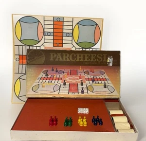 Vintage 1982 Parcheesi Board Game Deluxe Edition Royal Game of India Complete - Picture 1 of 5