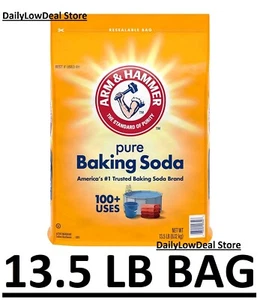 🔥Arm & Hammer Pure Baking Soda, 13.5 lbs FREE Shipping NEW - Picture 1 of 6