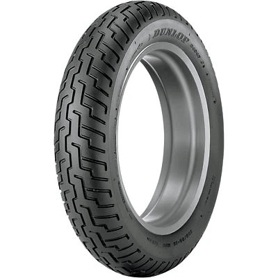 100/90-19 (57H) Dunlop D404 Front Motorcycle Tire Black Wall - Image 1 of 1