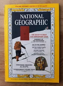 National Geographic octubre de 1963 sin mapa rey Tut; Nilo; expedición al Everest; Coca-Cola - Imagen 1 de 12