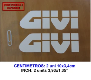 Sticker Vinilo Pegatina Decal Vinyl Aufkleber Adesivi Autocollant Givi let - Imagen 1 de 3
