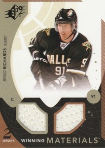 2010-11 SPx Winning Materials #WMRI Brad Richards