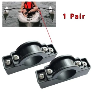 2x para Kayak Canoa Estabilizador de Flotador de Pie Soporte de Montaje Clip de Poste - Imagen 1 de 7
