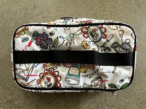 Vintage LeSportsac Polyester Arts & Crafts Makeup School Book Floral Handbag - Picture 1 of 6