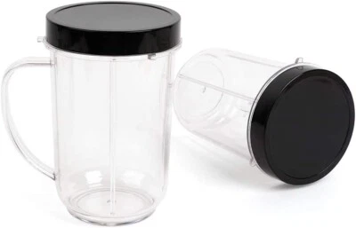Tazza tazza festa Magic Bullet MB1001 16 oz con manico e coperchio parte di ricambio - Immagine 1 di 4