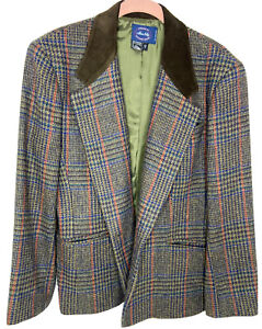 Deadstock Vintage 100% Wool Classic Allen Solly Woolmark sport coat Blazer Sz12