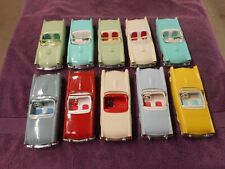 Collection of TEN, 10, Different  1955 Thunderbird Dealer Promo Model Cars