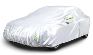 Telo copriauto, resistente alle intemperie, in tessuto Oxford 150D, fluorescente - Foto 1 di 5