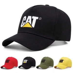 Baseballmütze Katze Stickerei Herren Damen Trucker Baumwolle Hip Hop Druckknopflasche Kappe - Bild 1 von 16