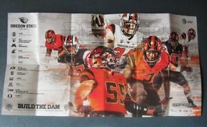 Oregon State Beavers--2017 Fall Sports Pocket/Football Poster Schedule--AT&T