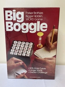 Vintage 1979 Parker Brothers Big Boggle Game No 115 Made USA NEW FACTORY SEALED - Picture 1 of 3