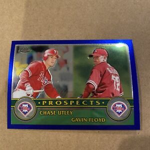 🔥Pristine 2003 Topps Chrome Chase Utley Rookie Card RC #438 Prospects Phillies 