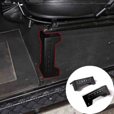 Black Metal Seat Base Angle Protect Cover trim For Land Rover Defender 90 110 - image 1 of 4