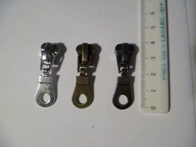 1 Cursore Auto Bloccante x cerniera catena 5 metallo SCEGLI COLORE DA MENU - Immagine 1 di 2