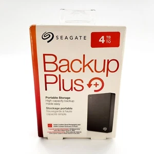Disco duro externo portátil Seagate Backup Plus 4 TB (STDR4000100) nuevo caja abierta - Imagen 1 de 6