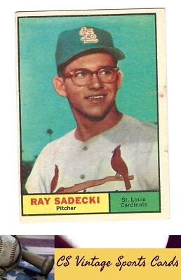 1961 Topps #32 Ray Sadecki - Image 1 of 2