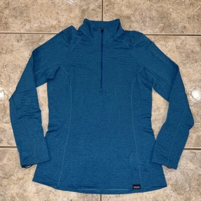 Womens XS Patagonia Capilene BaseLayer 1/4 Zip Thermal Weight Pullover Polartec - Image 1 of 4