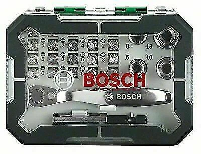 Bosch 2607017322 Rainbow Evo Set Screwdriver with Small Ratchet - 26 Piece