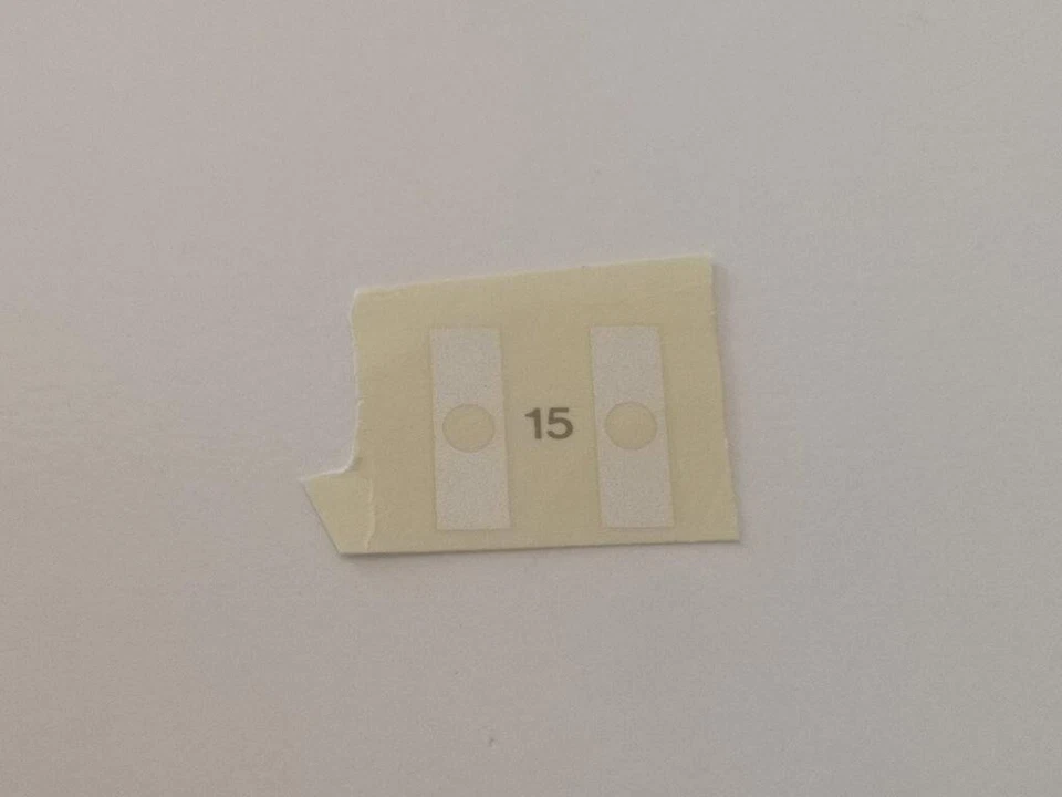 Decal 15 per FERRARI TESTAROSSA POCHER 1/8 K51 K52 K53 K54 K59 K61 K63 - Immagine 1 di 1