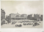 Paris Station Oryginalna litografia Aubrun i Bayot 1860