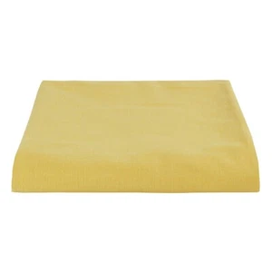 Tela Orla Cubrecamas Multiusos Cubretodo Textura Algodón Tinta Unida Amarillo - Imagen 1 de 2