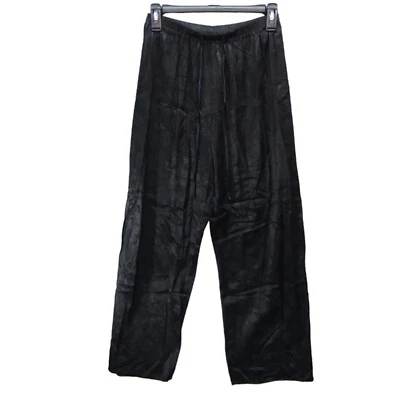 Byer California брюки женские средние черные с цветочным принтом широкие штанины повседневная США - Изображение 1 из 4