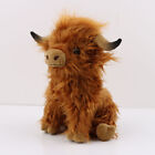 25CM Cute Highland Cow Plush Scottish Cow Doll Baby Plush Animal Plush Toy