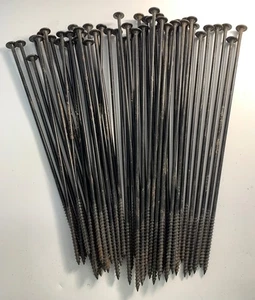 13" STAR BIT 6 NOTCH COMMERCIAL ROOFING SCREWS 13-inch FASTENERS *LOT OF 50* - Picture 1 of 5